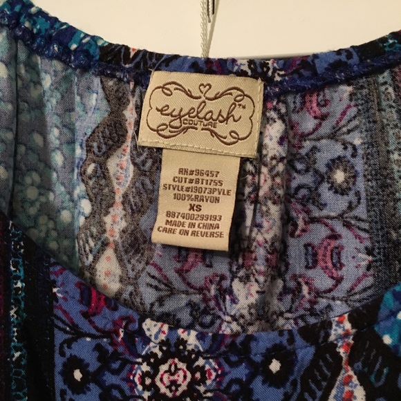 Multicolor Pattern Summer Tank - Picture 3 of 3